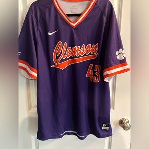 Nike Purple and Orange Men's Jersey